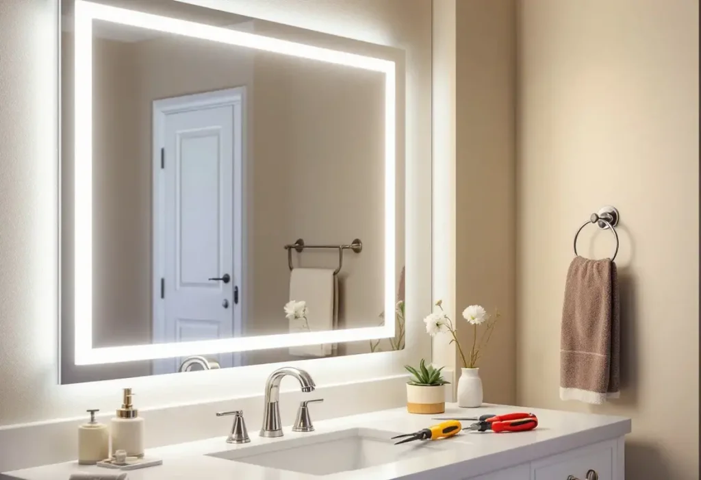Changer led miroir salle de bain : Guide pratique