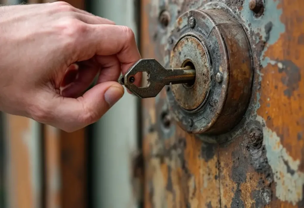 Serrure bloquée clé tourne pas : causes et solutions