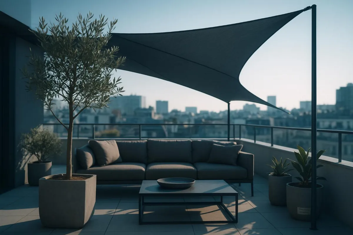 Ingénierie Durable Derrière les Voiles d'Ombrage Rétractables Sur Mesure